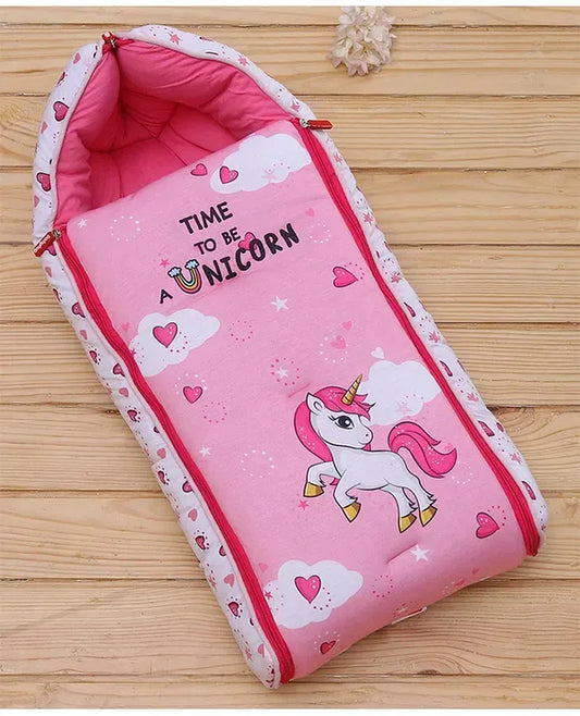 pink horse baby sleeping bag