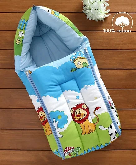 jungle print baby sleeping bag