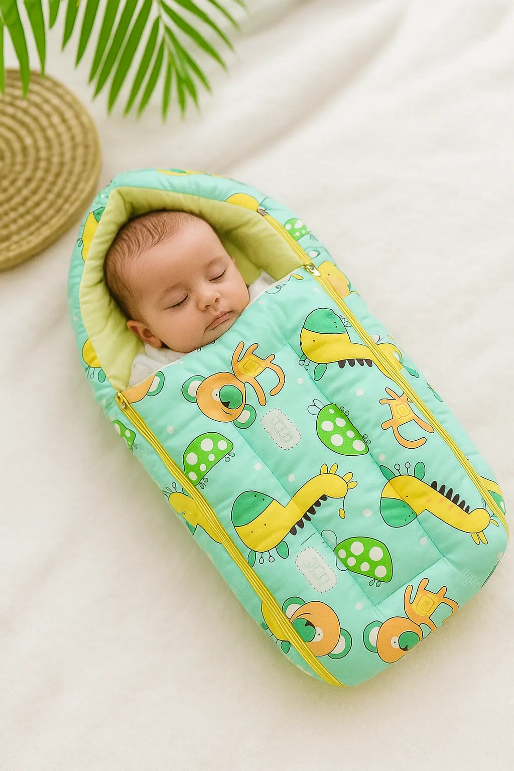 cheerful digital print baby sleeping bag